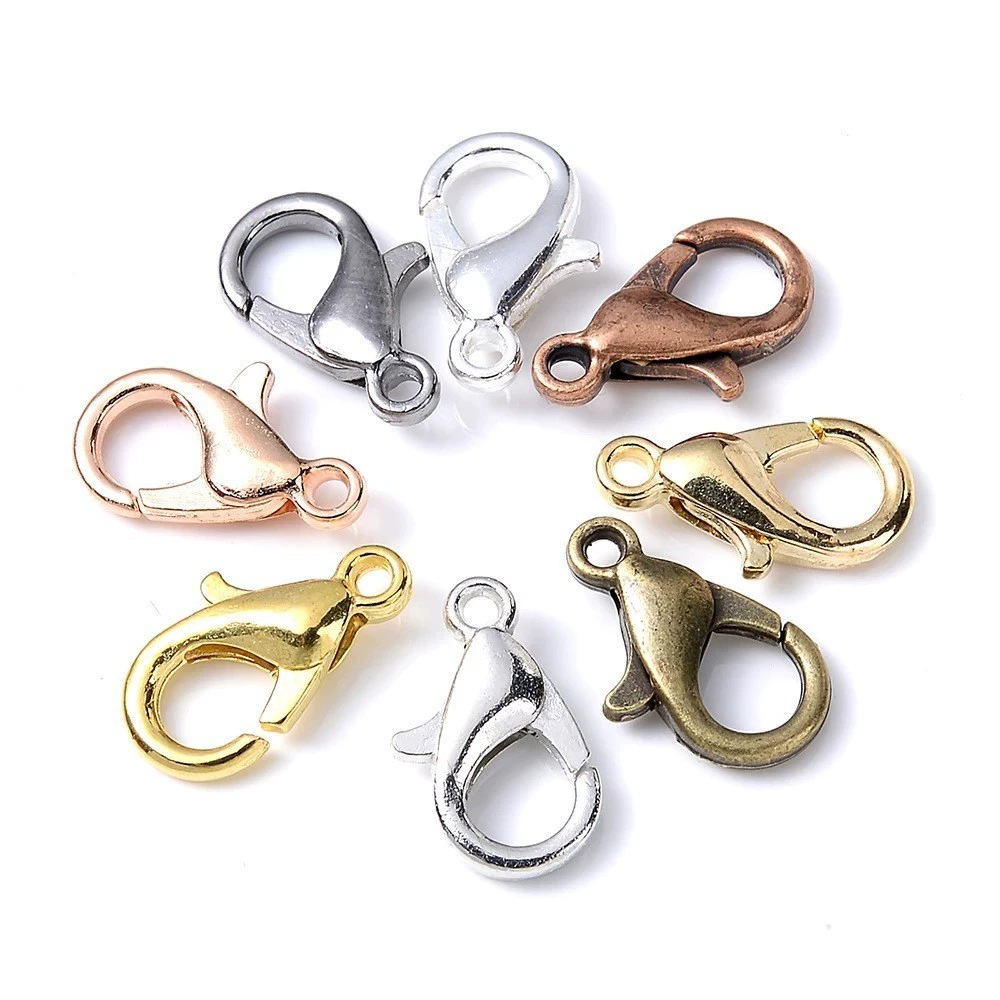 Jewelry Making Kit For Adults - 100 قطعة من مشابك الحلقان المعدنية