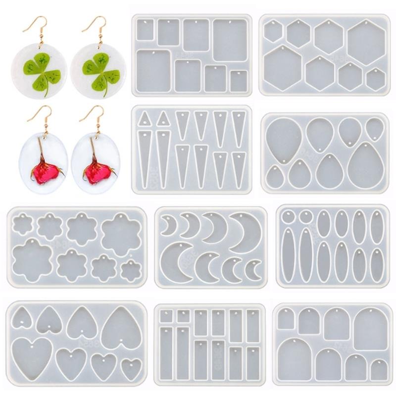 Jewelry Making Tools List - سيليكون القرط قالب القرط الراتنج قالب