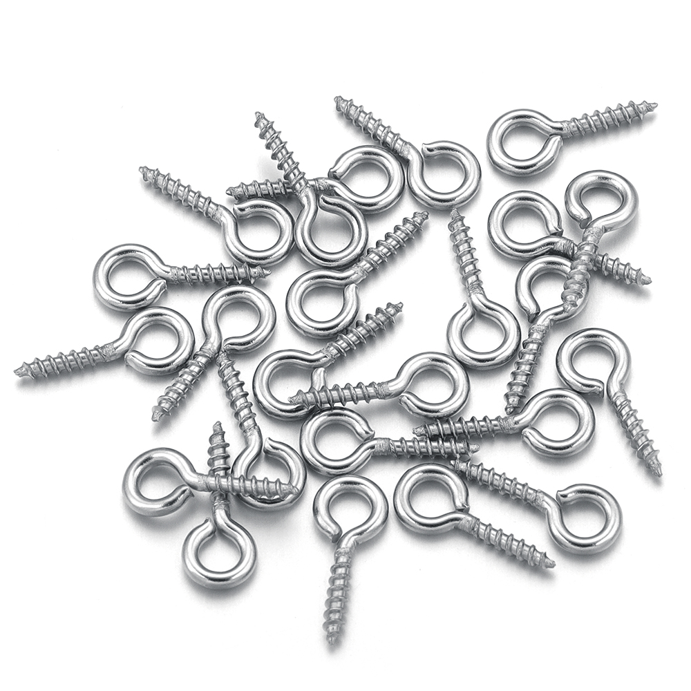 Jewelry Making Looper Tool - 100 قطعة/الوحدة الفولاذ المقاوم للصدأ برغي