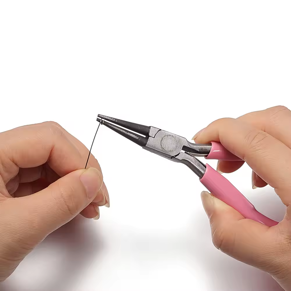 Jewelry Making Education - أدوات ومعدات صنع المجوهرات باللون الوردي،