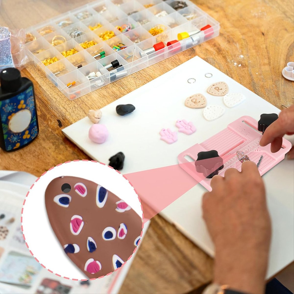 دليل حفر القرط من طين البوليمر - مراجعة Jewelry Making Guide وسعره