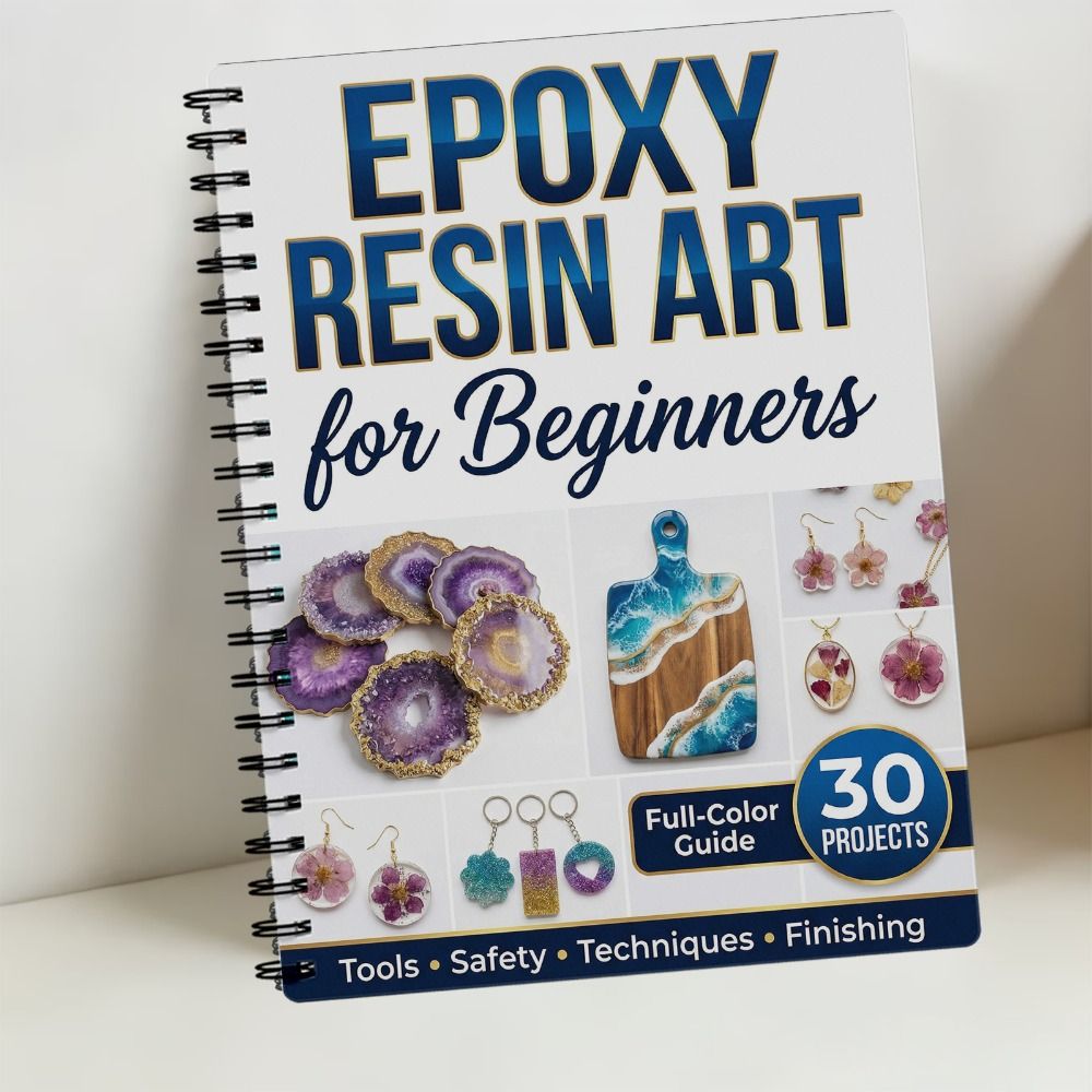 دليل فن الإيبوكسي خطوة بخطوة:  - مراجعة Jewelry Making Guide وسعره
