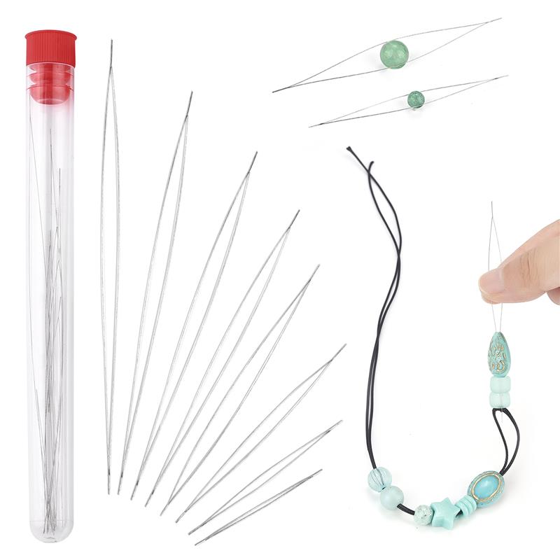 فتح الخرز الإبر دبابيس ، إبرة  - مراجعة Beading Needle Fine وسعره