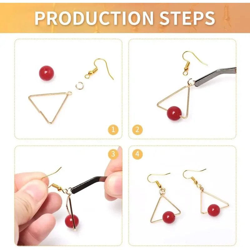 100/500 قطعة Findings بها بنفس - مراجعة Jewelry Making Kit For Adults وسعره