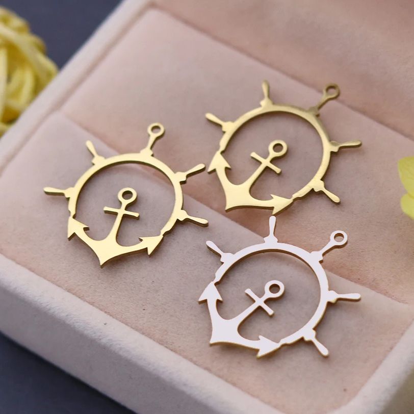3 قطعة مرساة البوصلة الصليب ال - مراجعة Jewelry Making Guide وسعره