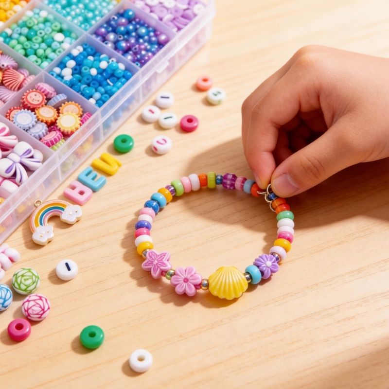 مجموعة حرفية من الخرز الملون ل - مراجعة Jewelry Making Education وسعره